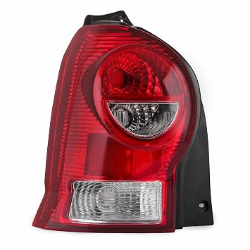 ALL PARTS SOURCE Allpartssource Rear Tail Lights/Tail Lamp/Back Side Light/Turn Signal Indicator Red Clear Assembly Easy to Fit Suitable for Maruti Alto K-10 - (Left Side)