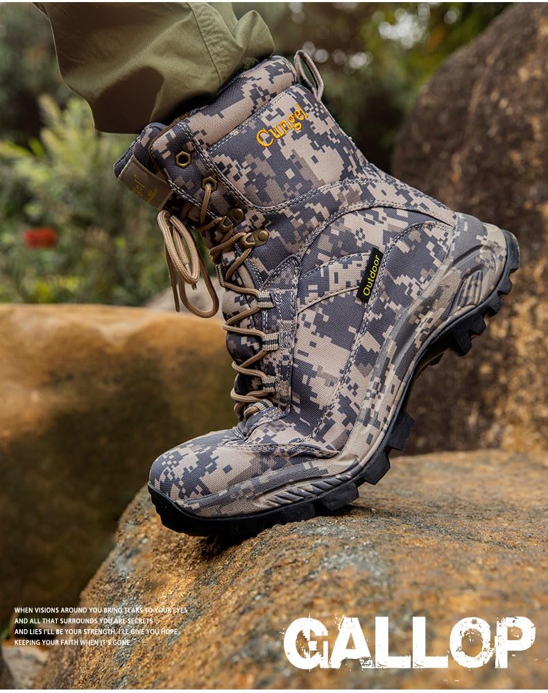 Amor est vitae essentia Backpacking Boot Hiking Boots Waterproof Outdoor Trekking Camping Trail Boots for Men