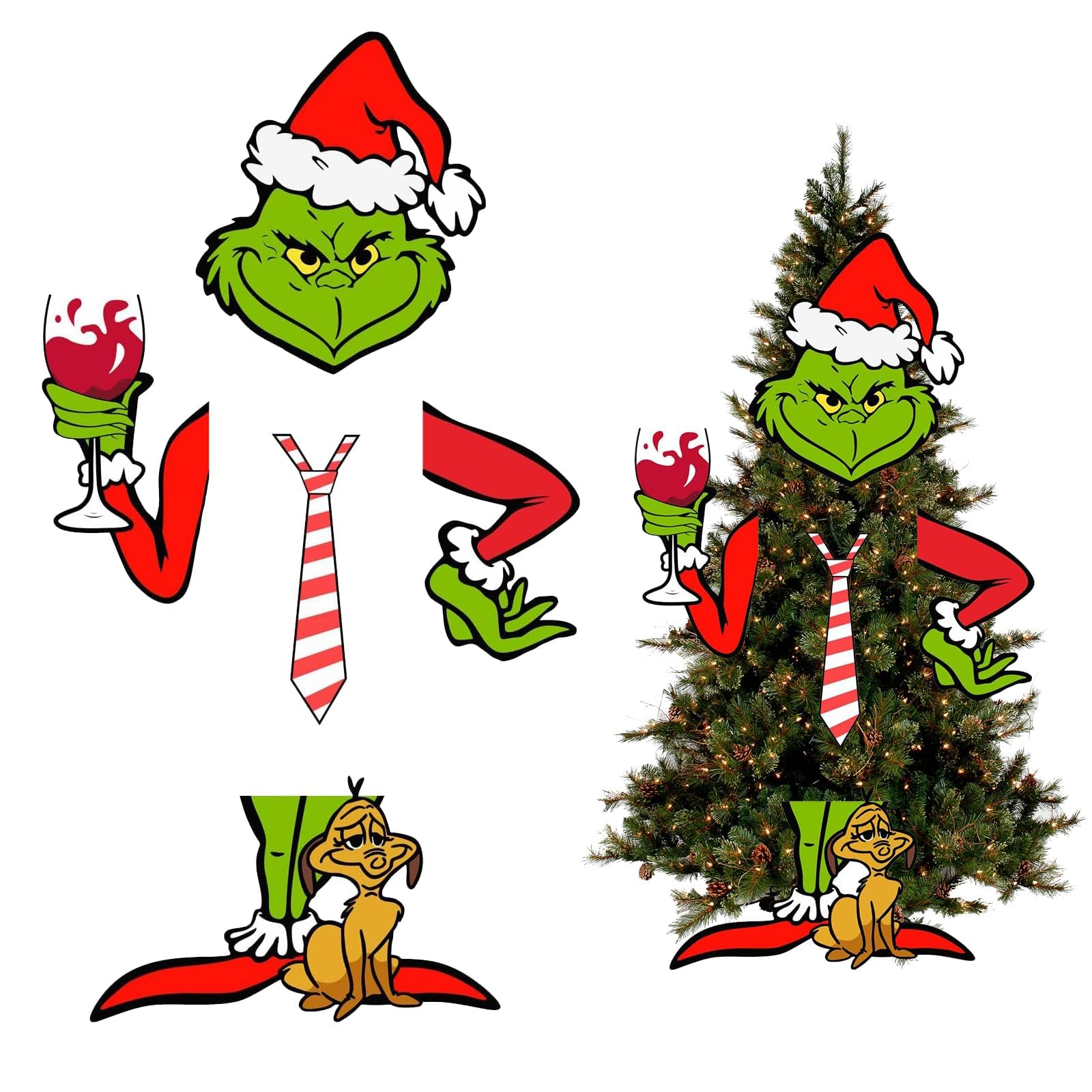 SPHERETRON Grin-ch Navidad Decoracion Decoracion Navidad Adornos Navidad Grin-ch Adornos arbol Navidad Grin-ch Decoraciones de Navidad