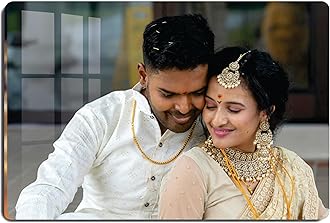 Giftplease Customized Acrylic Photo Frame 12x18 Inches – Personalized Clear Wall Mount Frameless Picture Frame, Gift, Personalised with Photo, Birthday Photoframe Gift,wedding, Anniversary,custom gift