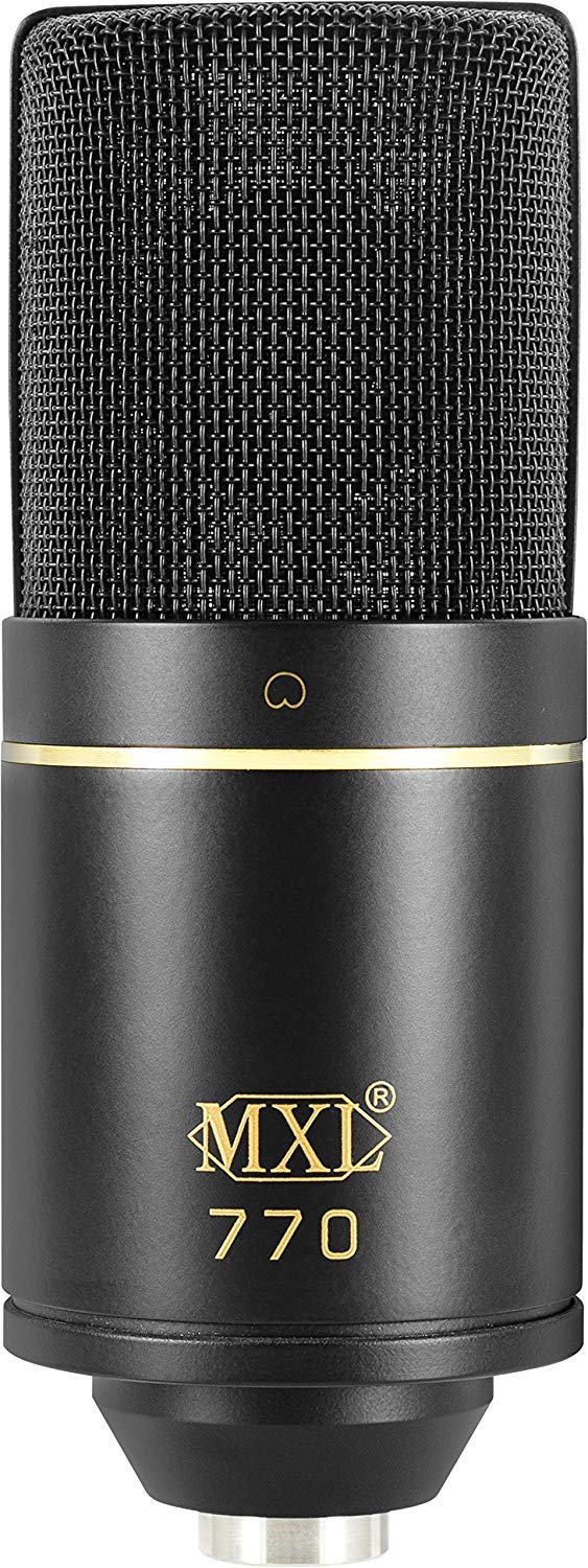 Amazon | MXL 770 カーディオイドコンデンサーマイクバンドル ショック