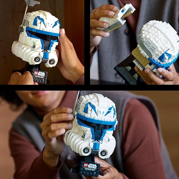 LEGO Star Wars Yüzbaşı Rex Kaskı 75349 | Yetişkinler için Dekoratif Model Yapım Seti, Hediye Fikri (854 Parça)