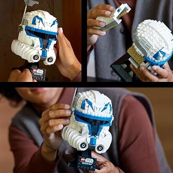 LEGO Star Wars Yüzbaşı Rex Kaskı 75349 | Yetişkinler için Dekoratif Model Yapım Seti, Hediye Fikri (854 Parça)