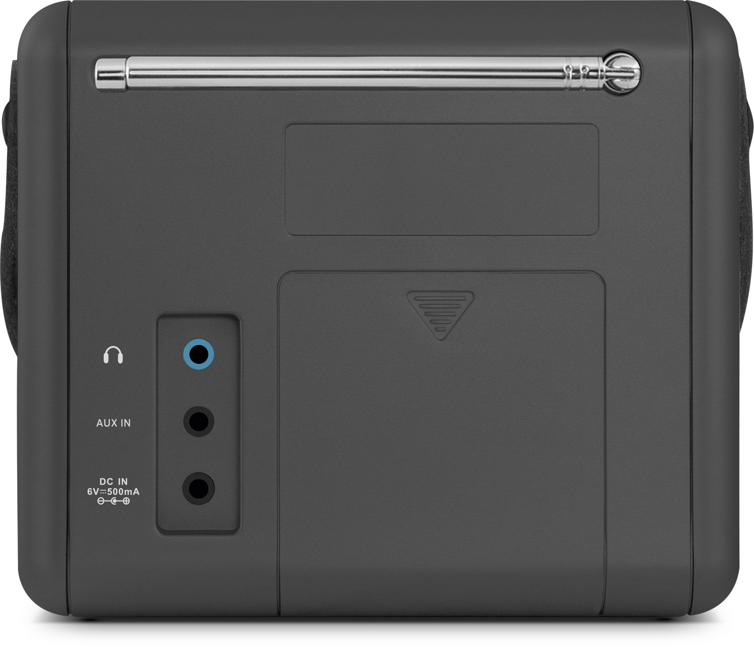 Nordmende Transita 110 - Radio digitale DAB+ e FM portatile (Scatola musicale portatile con display OLED, Radio da esterno con maniglia per il trasporto e orologio), antracite