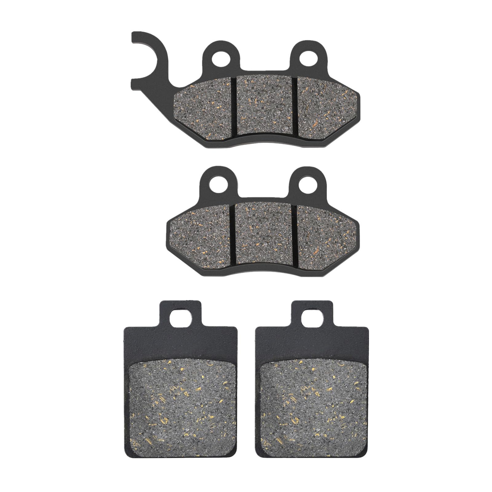 Road Passion Anteriore e Posteriori Pastiglia Freno Kit Compatibile con SYM Symphony S 125 4T 2010-2021 / Symphony 125 SR 4T 2010-2015 / Symphony 125 ST 4T 2010-2021