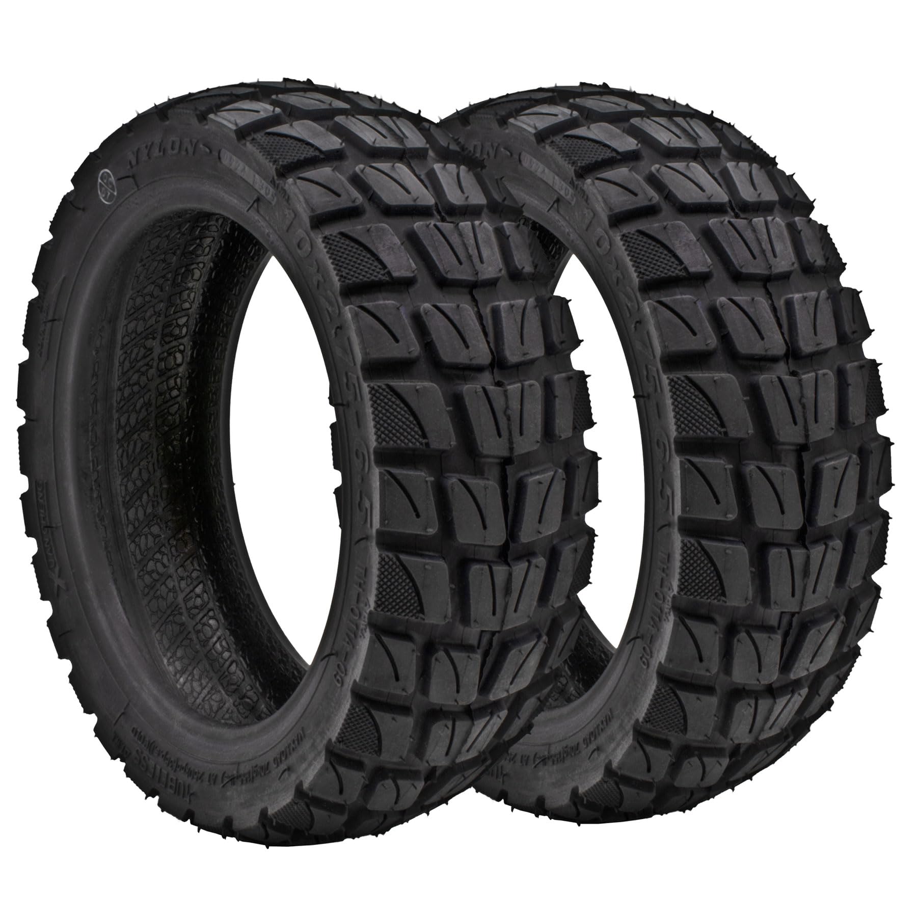 [M365Lyon] Pneumatico Tubeless 10 x 2,75-6,5 pollici per monopattino elettrico UrbanGlide E-CROSS 2 x 2 All Road 5, E-CROSSE MAX, Speedway 5 - Rockway - Crossover - Dualtron 3, Kukirin G2 (2xTire)