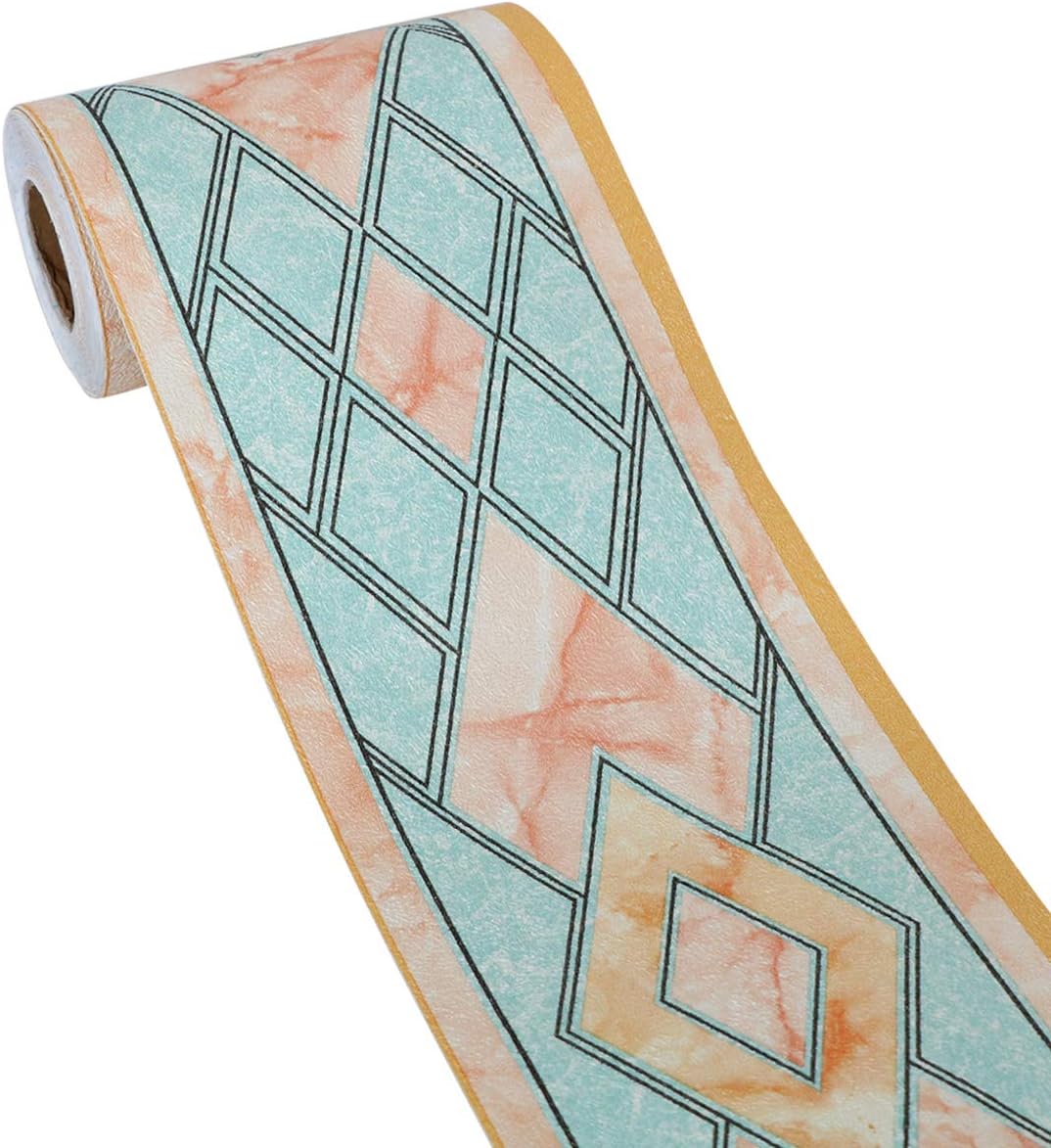 HyFanStr Peel and Stick Wallpaper Borders Self Adhesive, 3D Removable