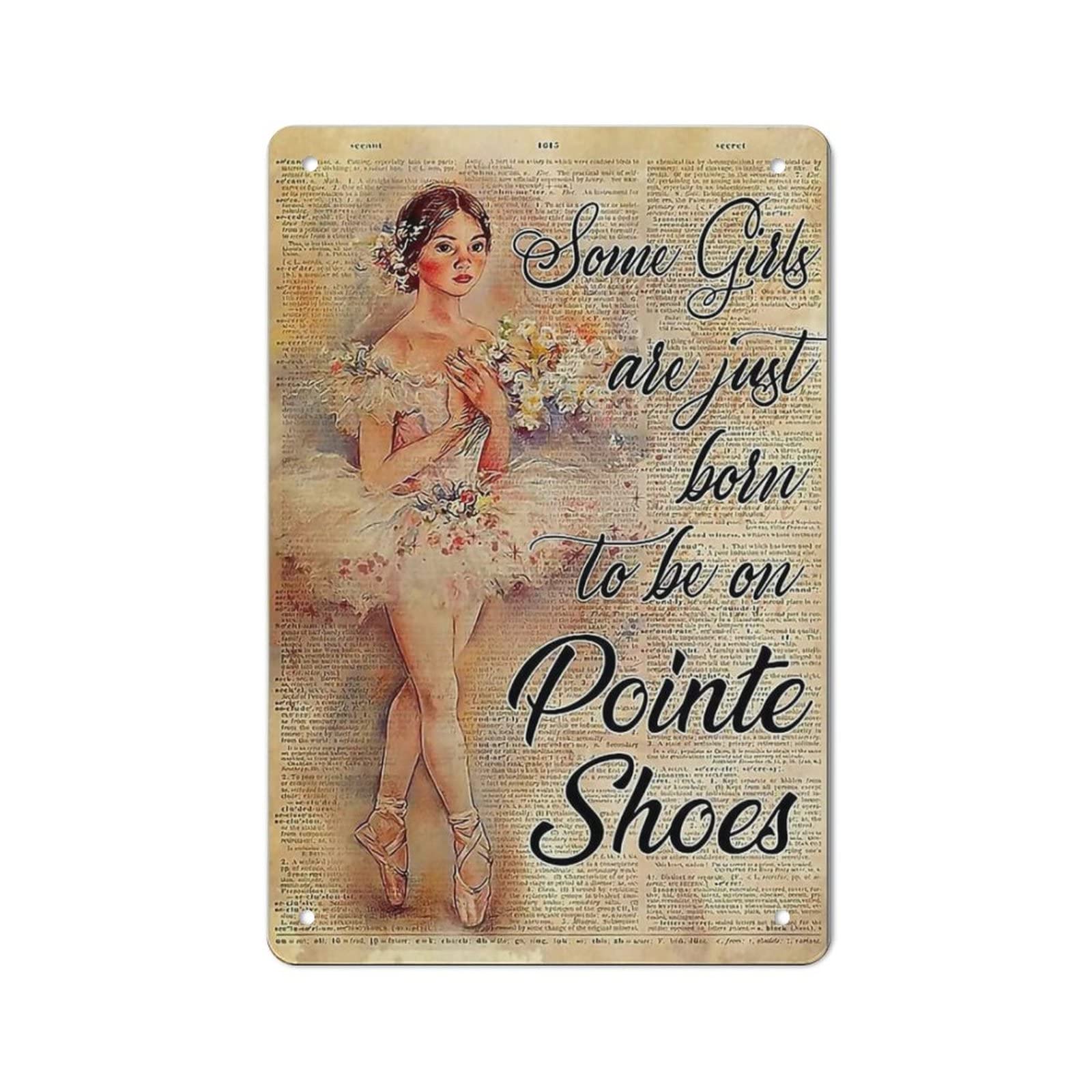 AOOEDM Some Girls Are Just Born Metal Tin Sign for Home Bar Pub Kitchen Wall Art Deocr Man Cave Vintage Metal Sign Poster Plaque Signs Quotes Sign