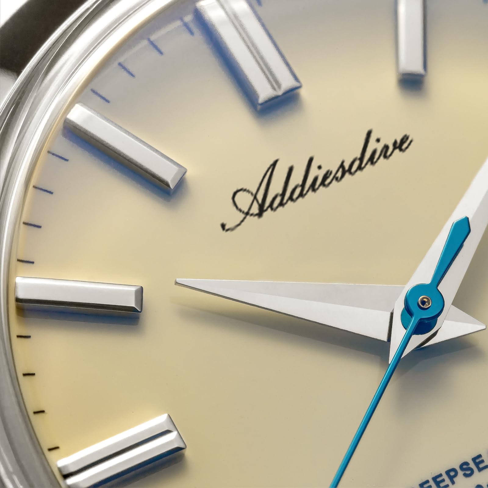 ADDIESDIVE 36 mm mała tarcza luksusowe zegarki dla mężczyzn grubość 11 mm zamiatanie sekundnik wodoodporny 100 m miętowy zielony/biały/szary/żółty zegarek unisex sukienka