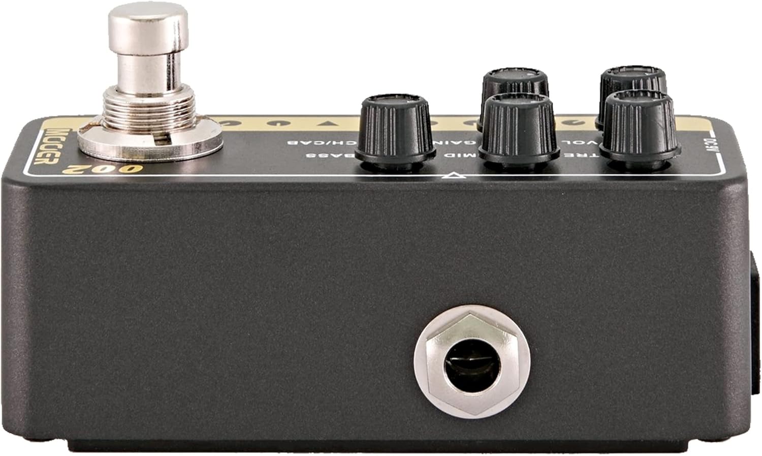 MOOER UK Gold 900 Micro Preamp bò view with input and output jacks