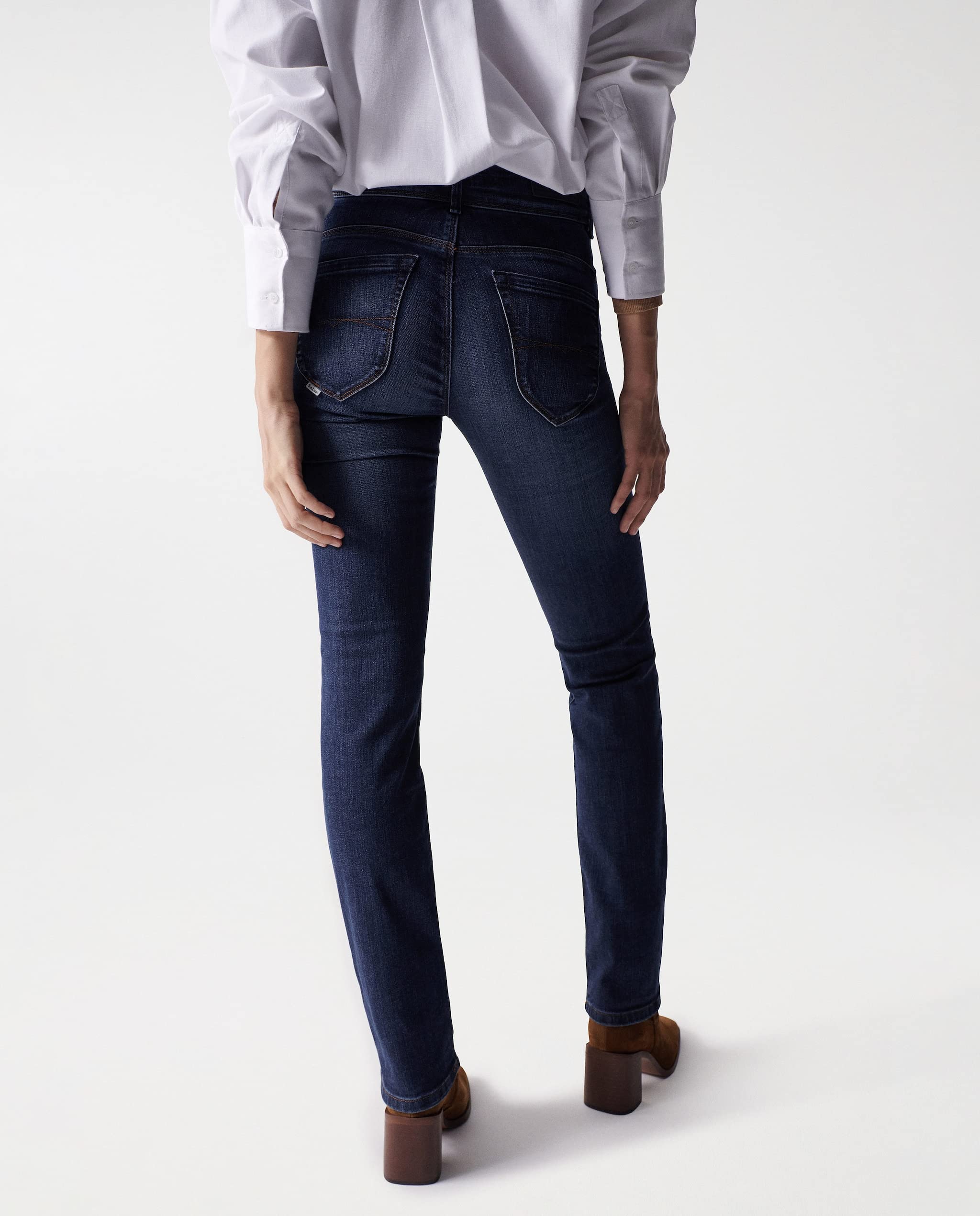 Salsa Jeans Secret Push in Slim Effetti Lavato