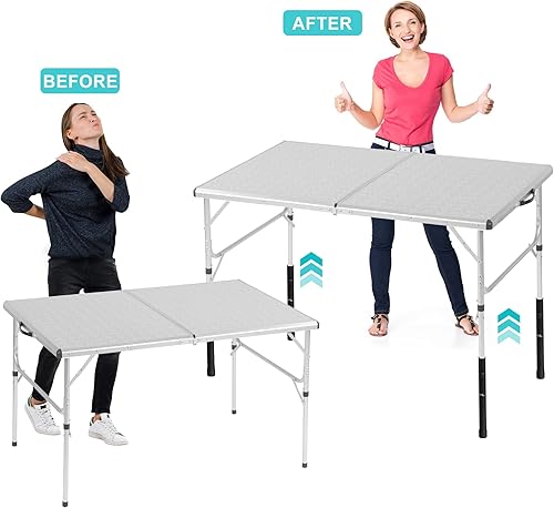 Miniatura 4 de ZhouDaShu Extensores de patas de mesa para mesas plegables, extensiones de patas de mesa de metal para patas dobladas y rectas, elevadores de patas