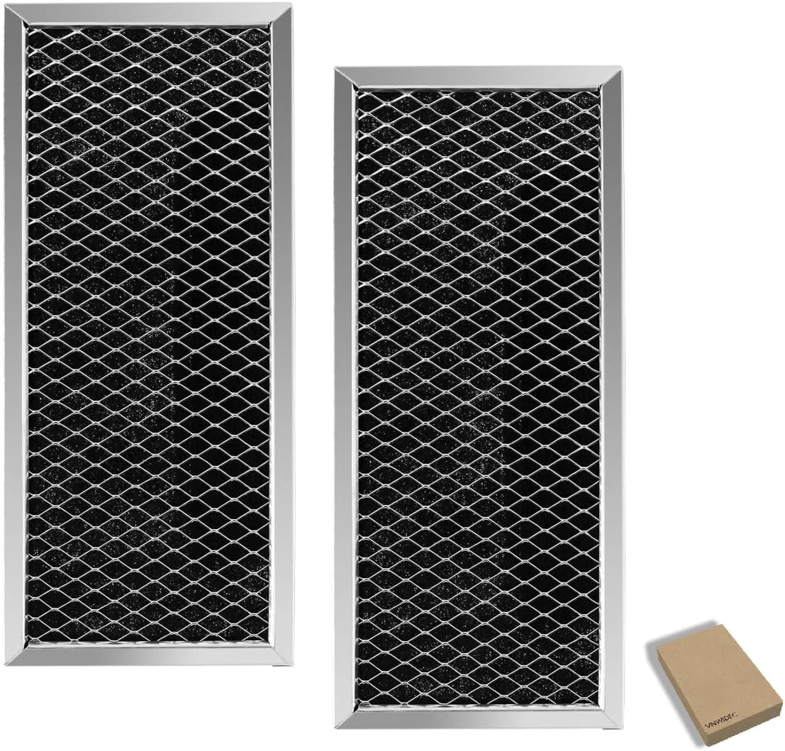 2-Pack Microwave Filter Replacement For General Electric DVM7195SK1SS DVM7195SK2SS DVM7195SK3SS DVM7195SK4SS JNM7196BL1TS JNM7196BL2TS Microwave