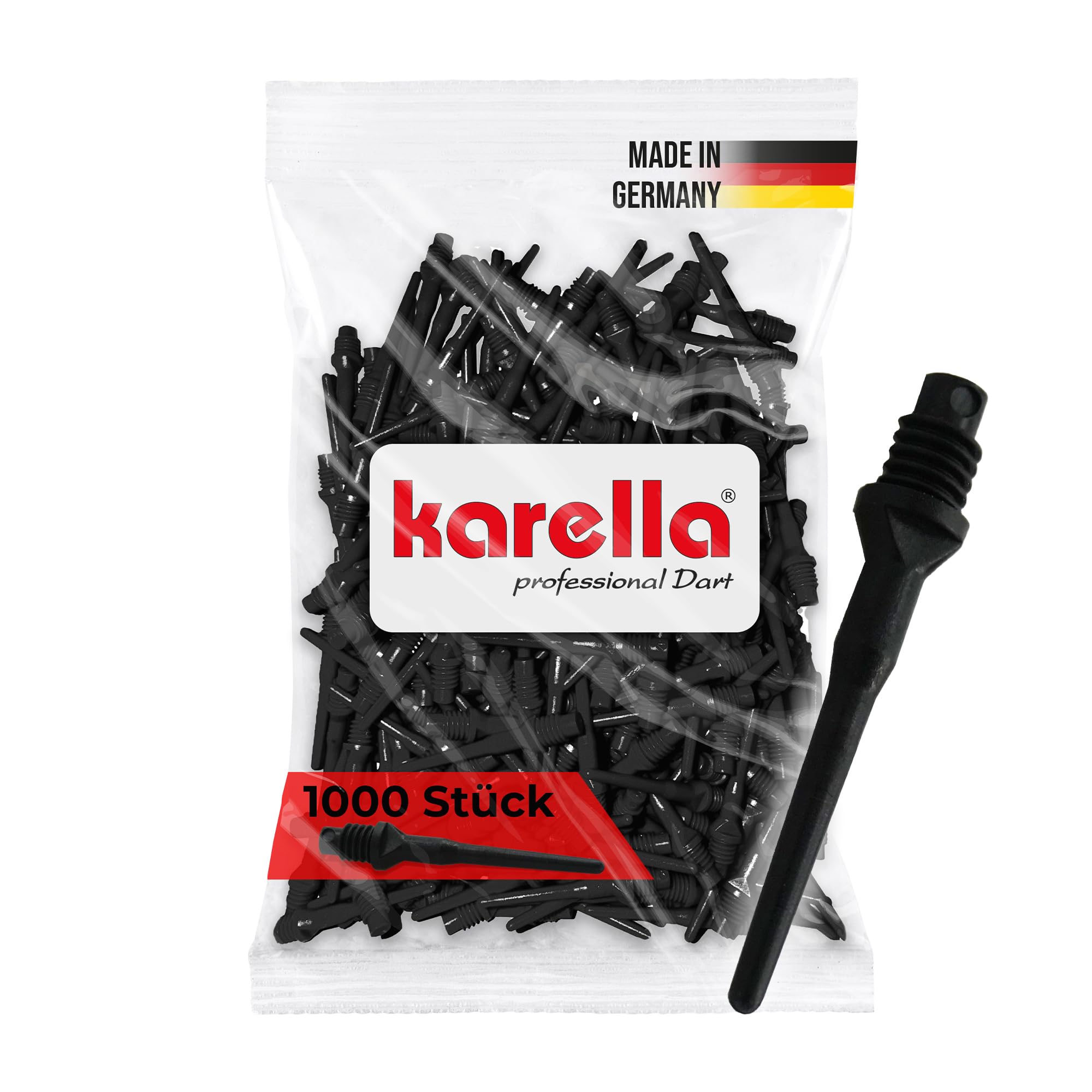 Karella Punte per Freccette Professionali Keypoint-Special, Filettatura 2BA, 1000 Pezzi