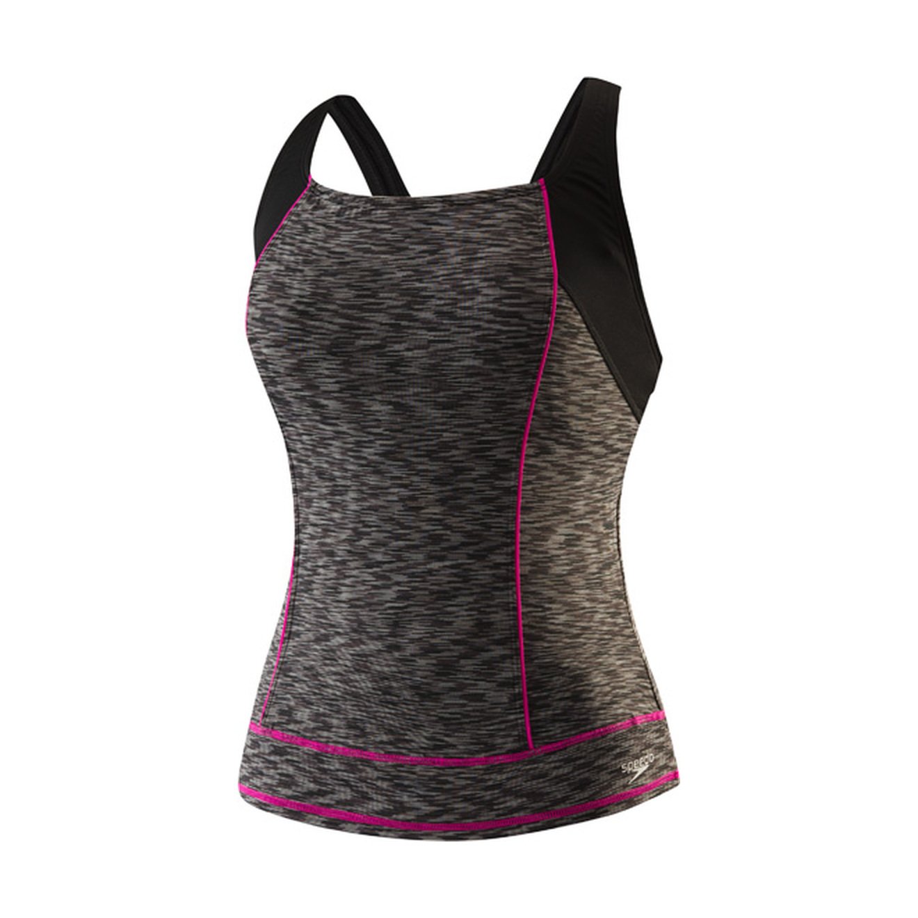 Speedo Women's Aquatic Space Dye Ultraback Tankini Swimsuit Top