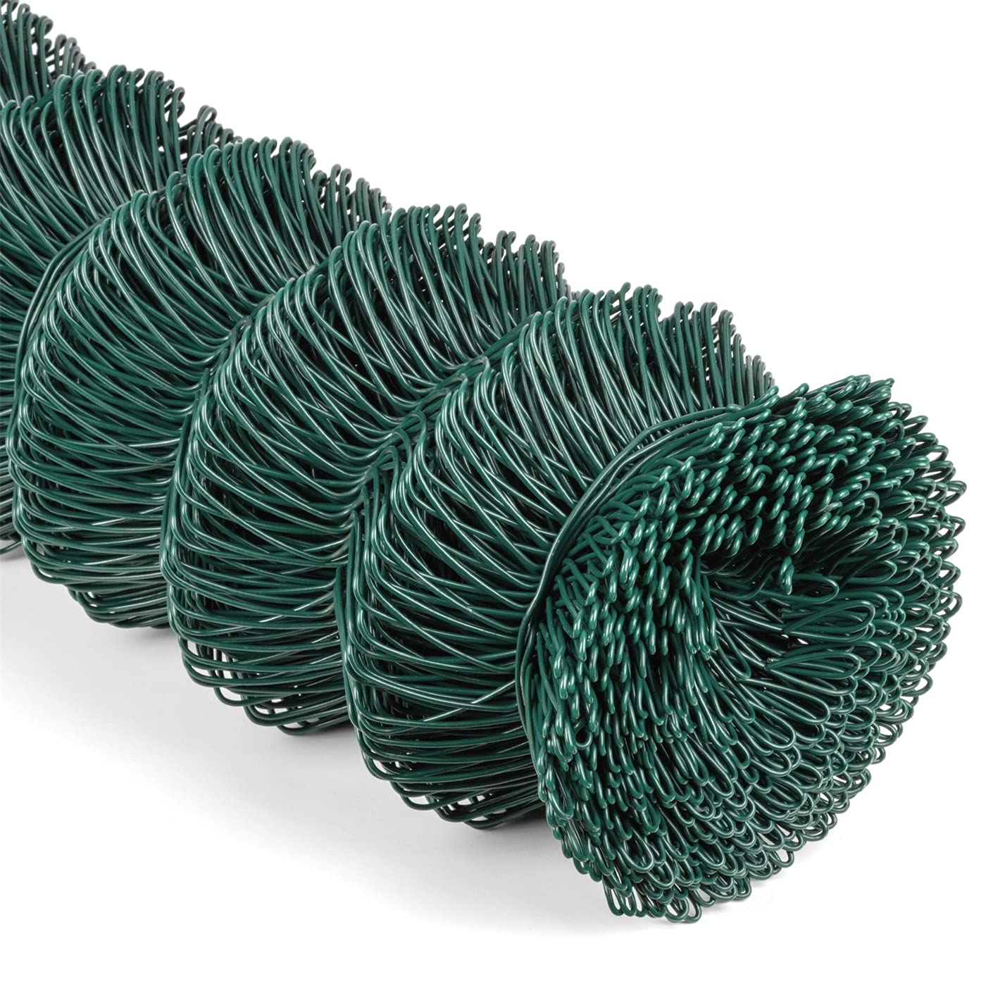 VOSS.farming Rete romboidale Metallica, 25 m di Lunghezza, 100 cm di Altezza - 60 x 60 x 2,5 mm, Verde, zincata e plastificata