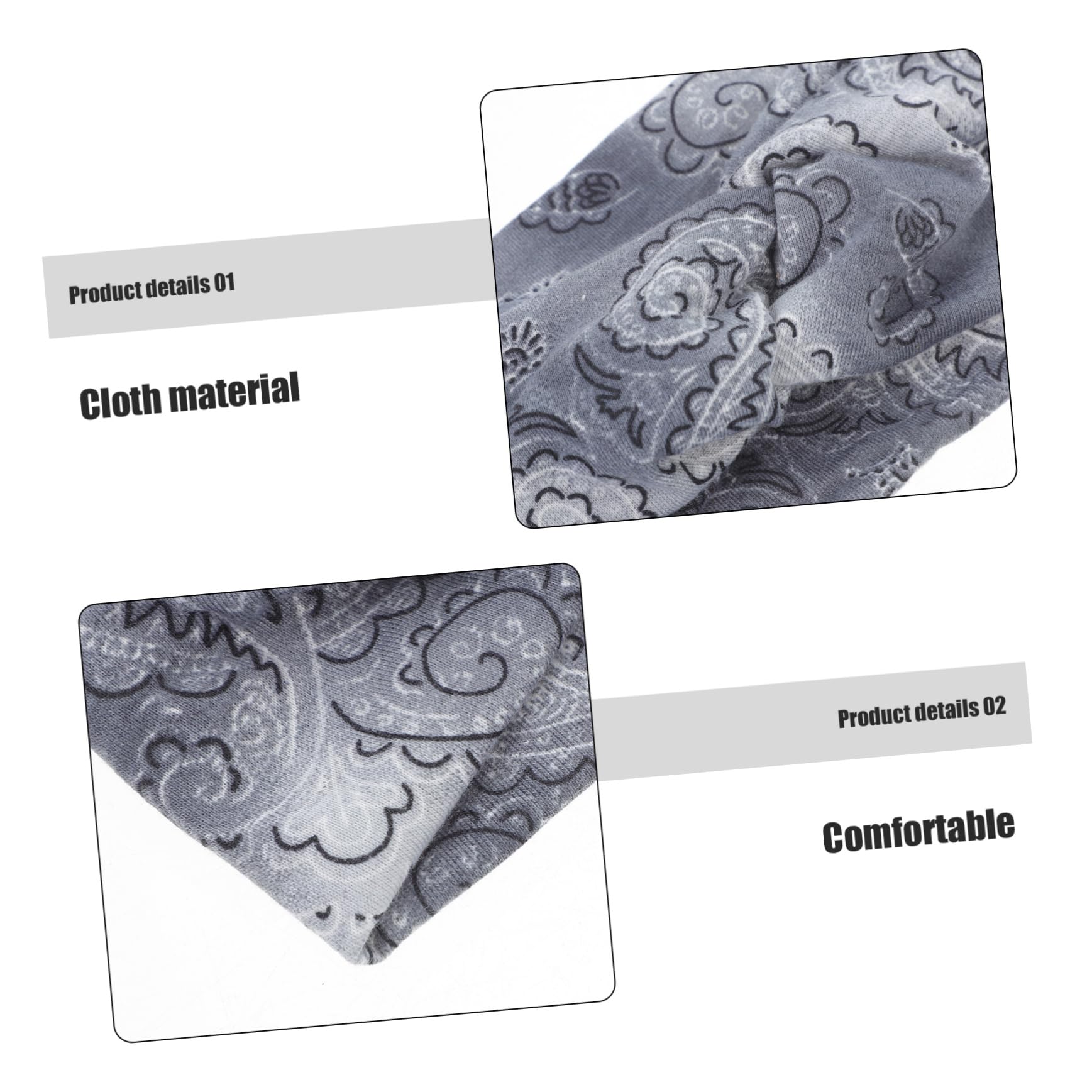 Healeved Yoga-Stirnband Schweißabsorbierendes Stirnband Elastisches Yoga Kopfband Breathable breites Haarband Schweißbänder für Männer Fitness-Stirnbänder Stoff