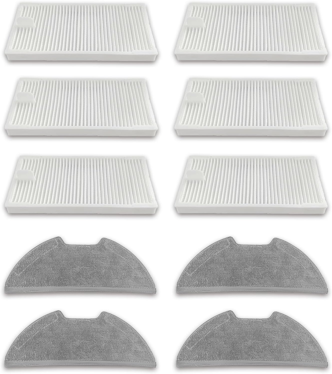 Replacement Parts for Eureka E20 Plus Robot Vacuum Accessories (Filters Combo Set)