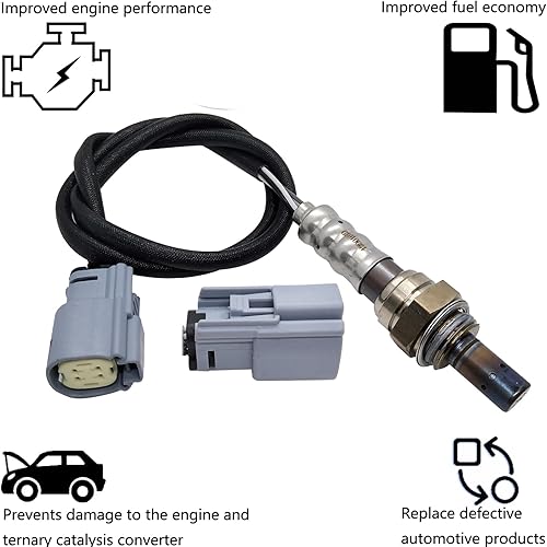 Miniatura 4 de Dropwater Under Downstream O2 Sensor de oxígeno compatible con Ford C-Max Escape FusIon Transit Connect 2L 2.5L, reemplaza #234-4578 DY1203