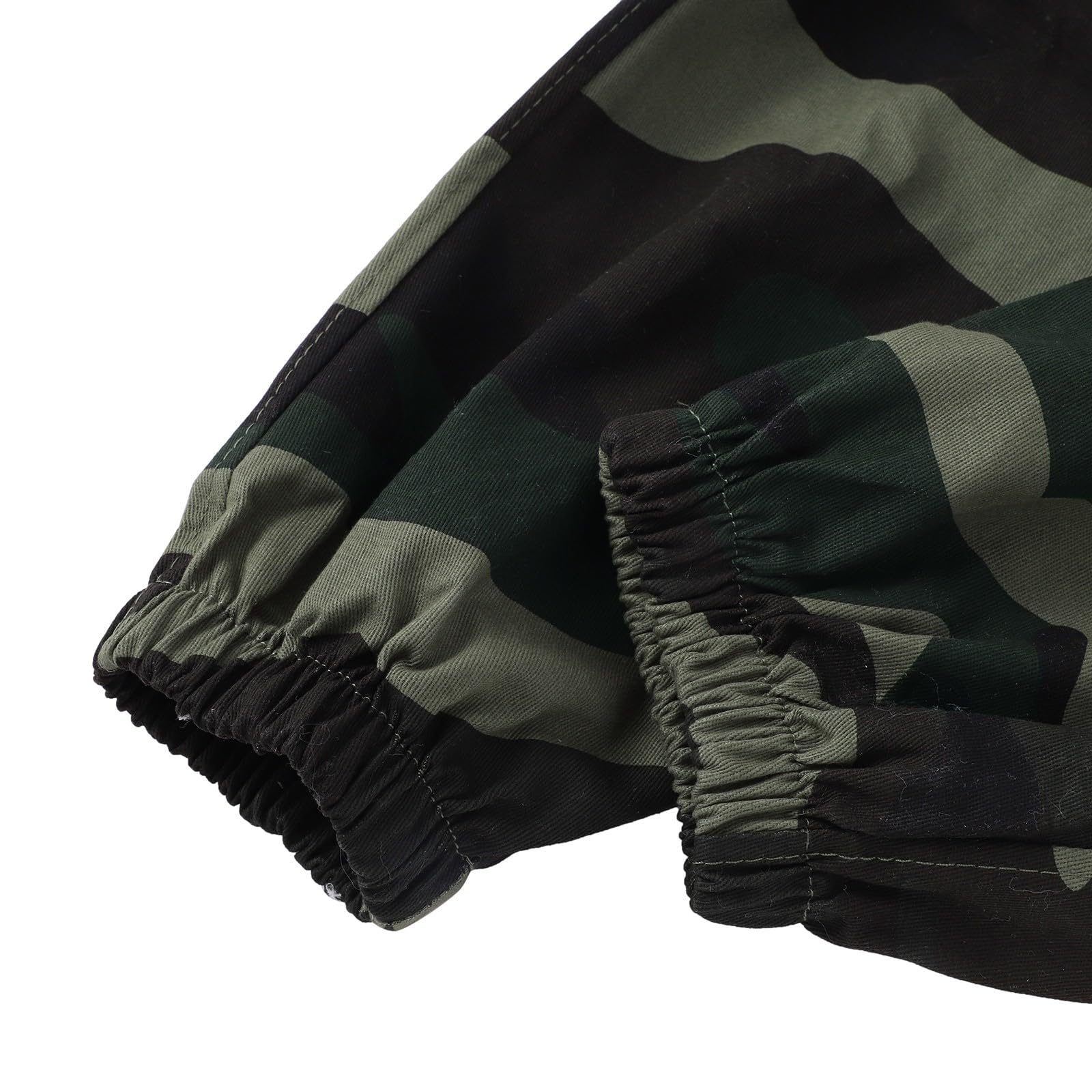 WINWUQB 2er-Pack Jungen Cargohose Casual Combat Camo
