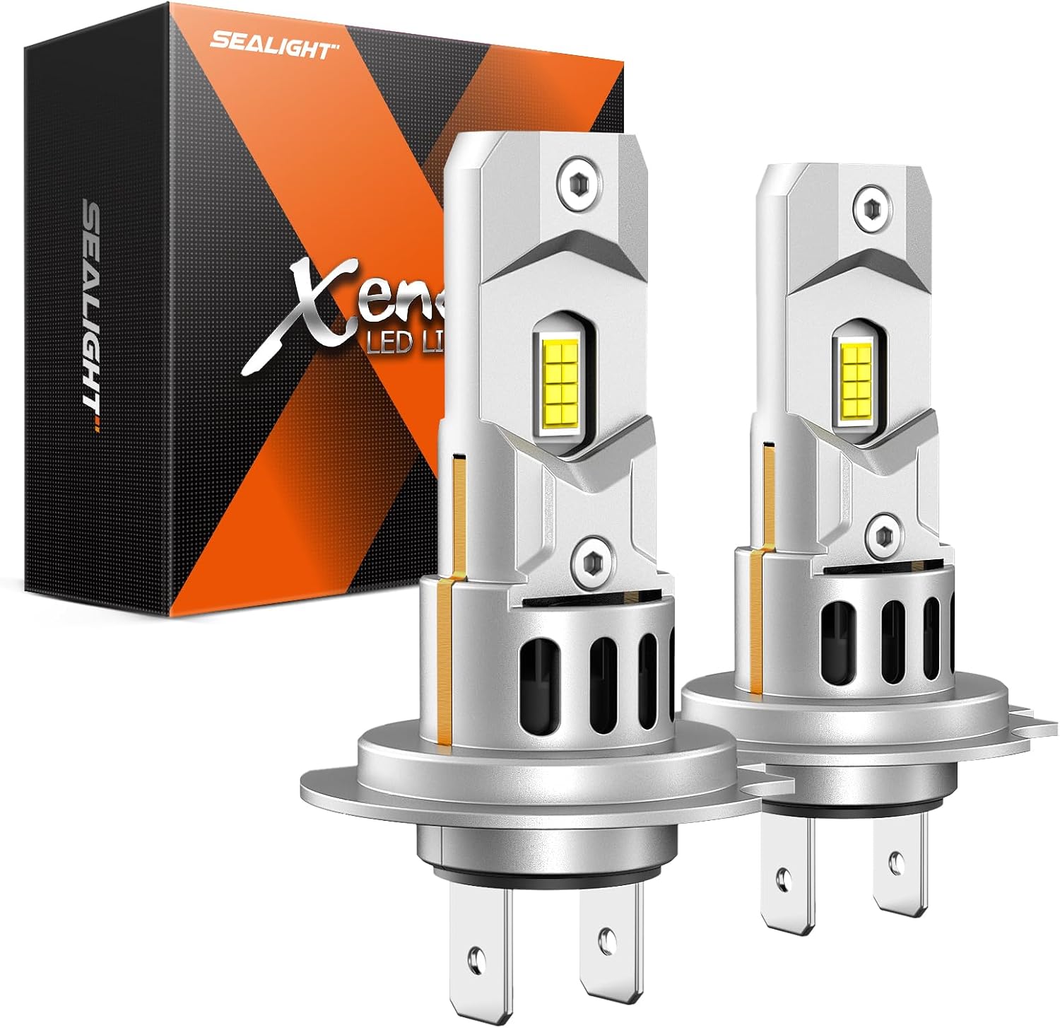 Amazon.com: SEALIGHT H7 Bulbs or Fog Lights, H7 Dual Beam Light Bulbs ...