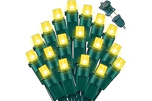 100 Count Yellow LED String Lights