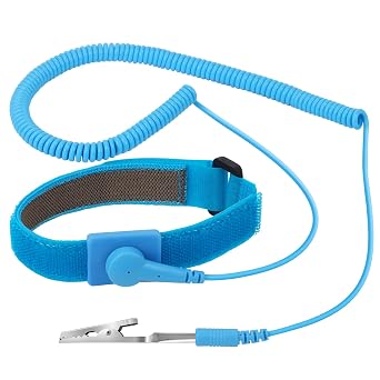 STREBITO Anti Static Wrist Strap, 13" Adjustable Antistatic Wrist Band Grounding Bracelet ESD Wrist Strap with Alligator Clip, Extra Long Cord Electronics Repair Tool for Laptop Computer PC Building