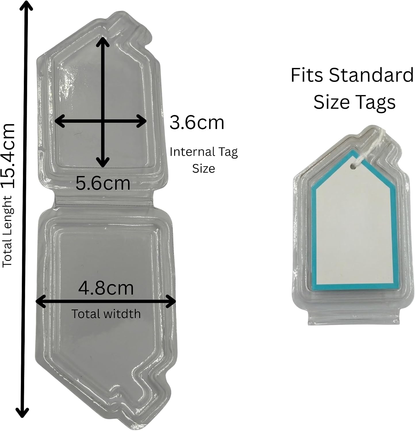 Tag Protector for Jelly Plush, Hinged Hard Plastic Shell Cover, 20-Pack image 4