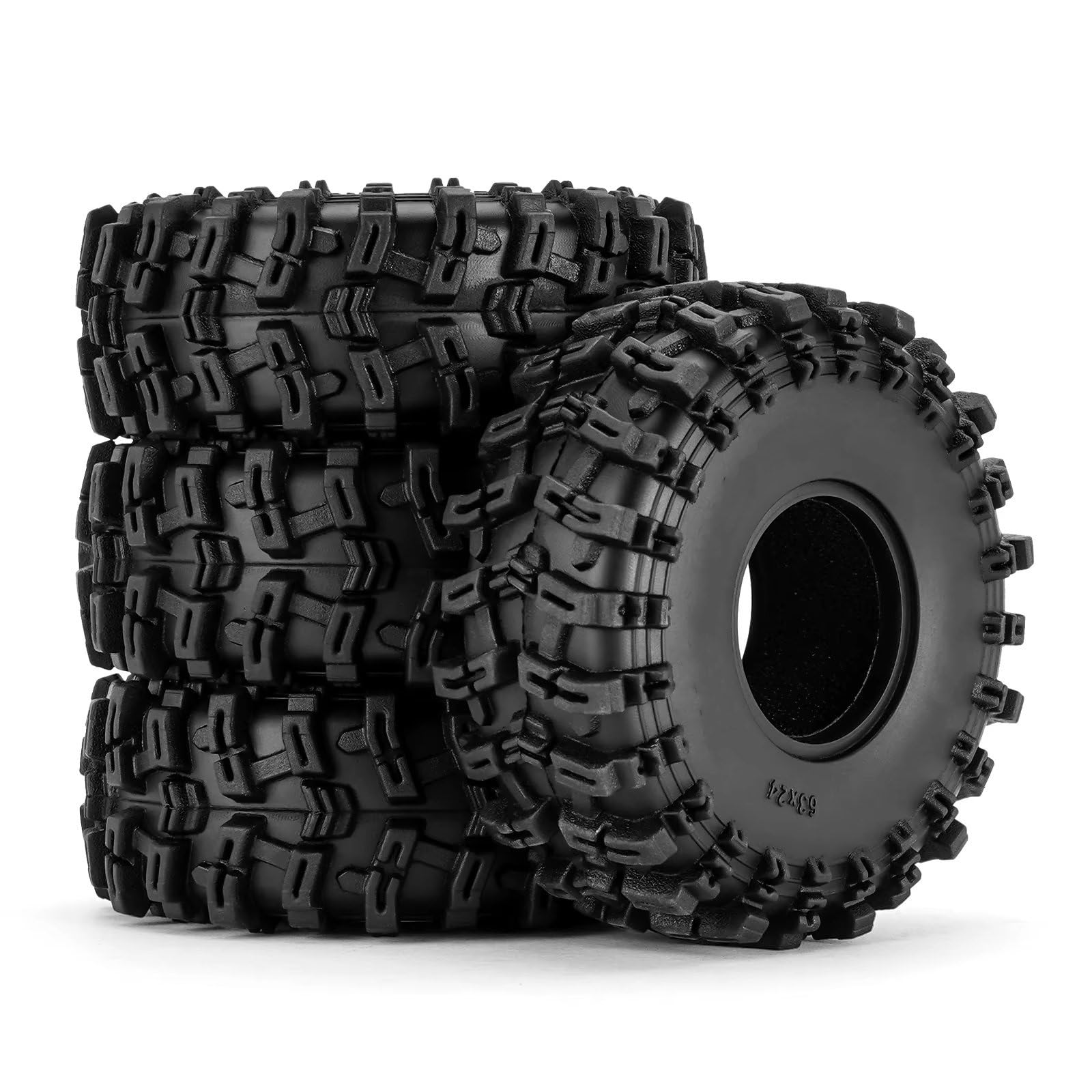 RC Neumático Coche para 1/24 1/18 Coche Trepador De Control Remoto 4 Uds. Neumáticos De Rueda De 1,0 "63 * 24mm
