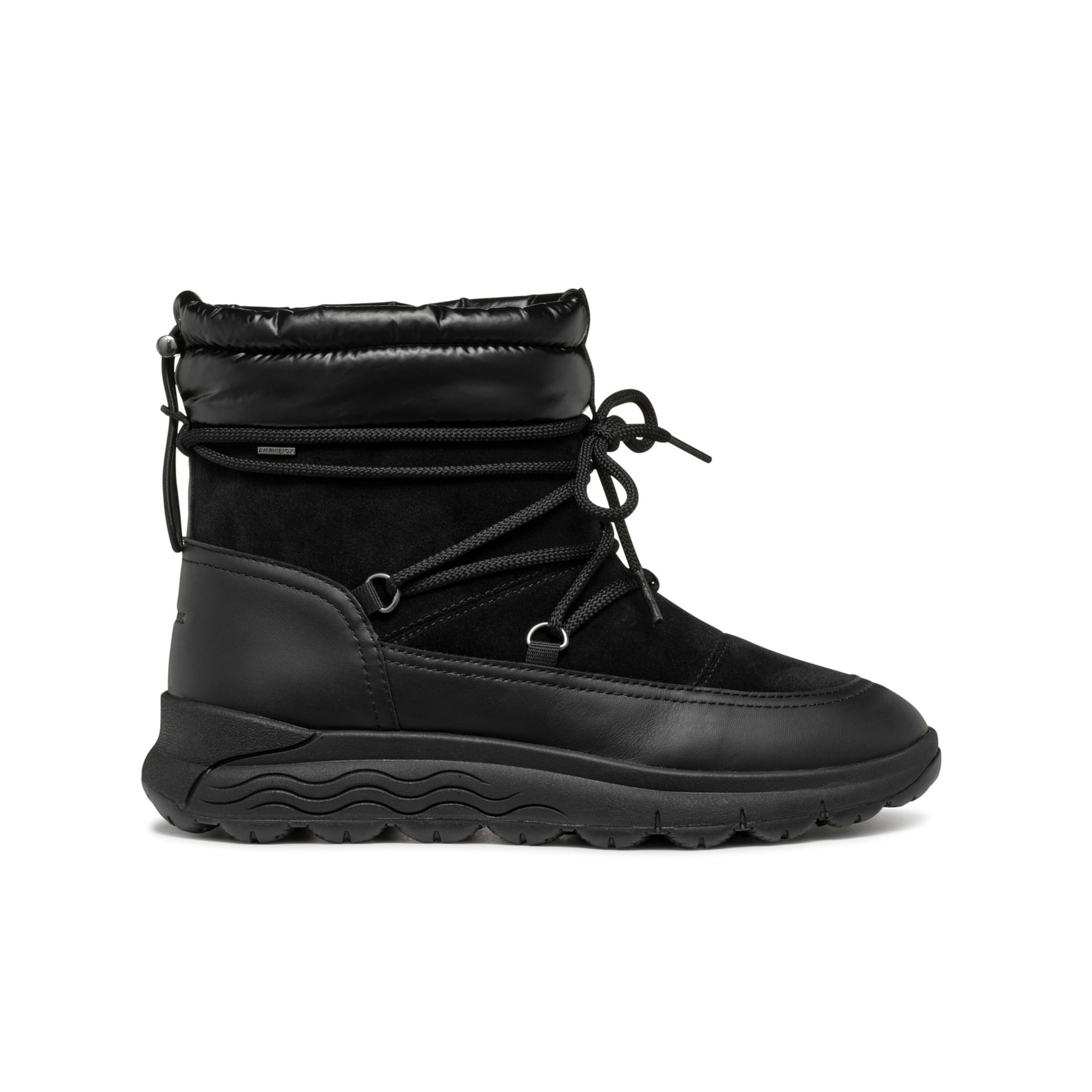 Geox Women's D Spherica 4x4 B ABX Ankle Boots, black, 8 UK