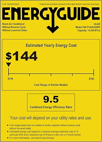 Miniatura 5 de OLMO Aire acondicionado a través de la pared de 8,000 btu 115V con control remoto y kit inteligente integrado, (calefacción y refrigeración)