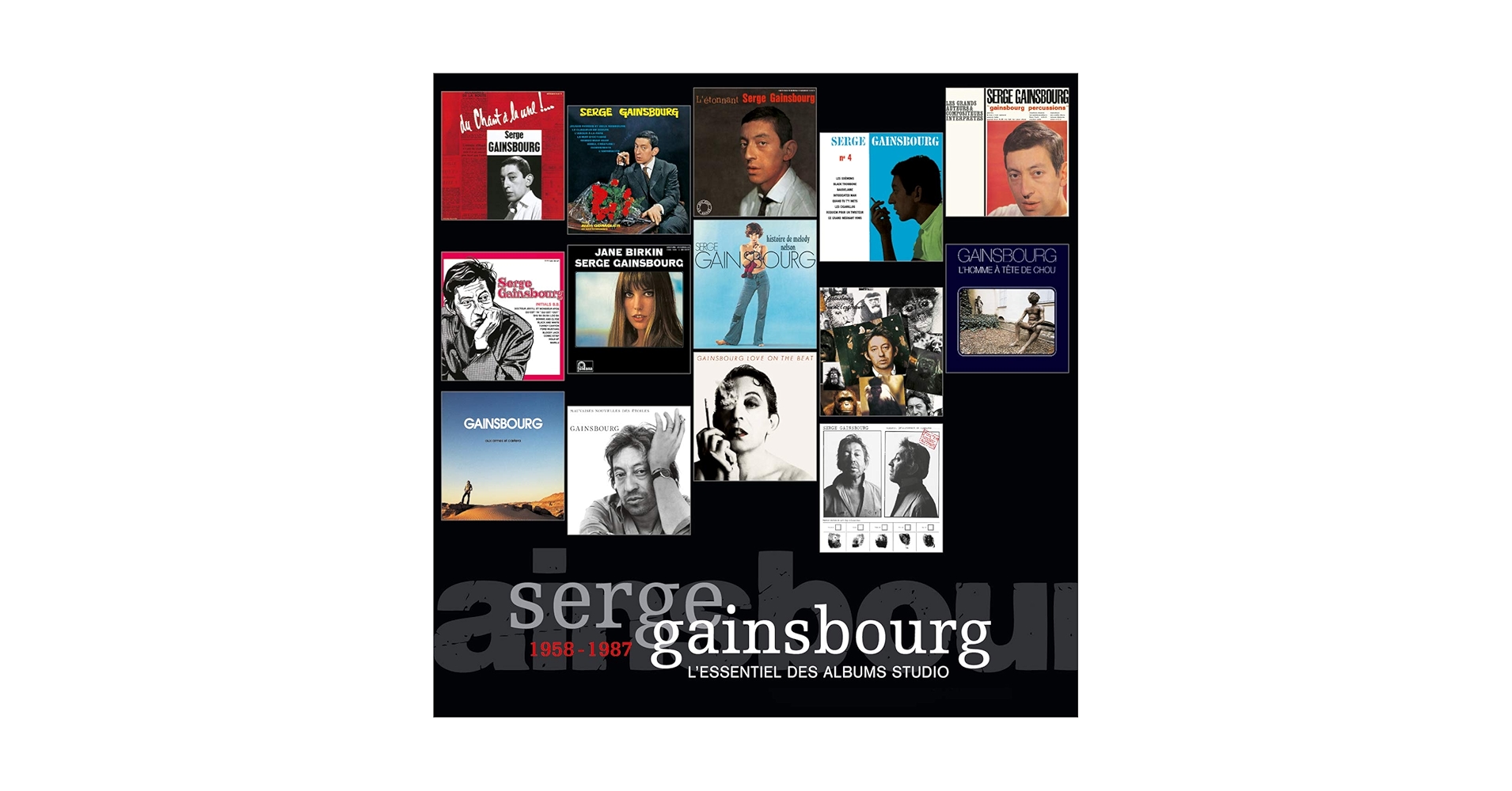 GAINSBOURG,SERGE - L'essentiel Des Albums Studio 1958 - 1987