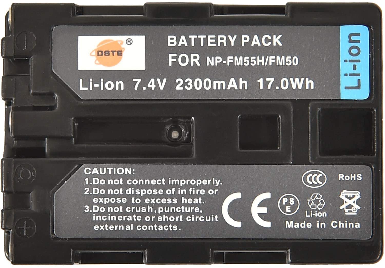 DSTE® NP-FM50 Rechargeable Li-ion Battery for Sony NP-FM50, NP-FM55H