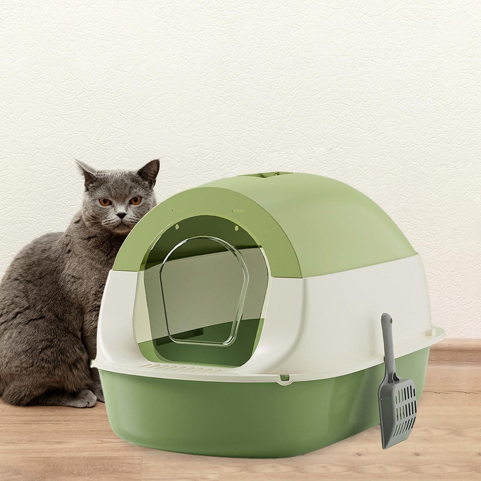 猫用トイレ 蓋付き ホワイト 楽天市場】キャットトイレ ネコ トイレ 蓋付き 2ドア 耐荷重