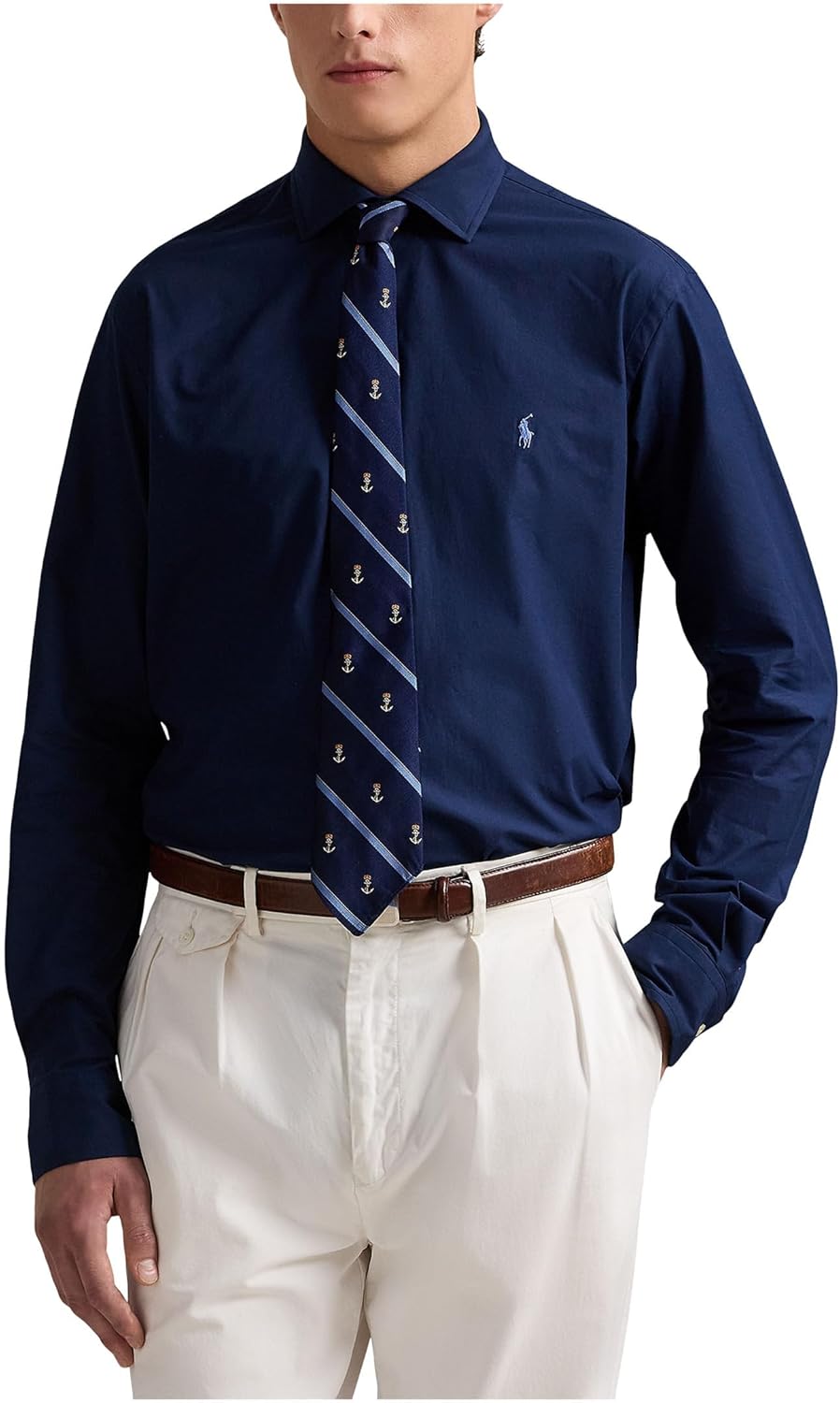 POLO RALPH LAUREN Men's Slim Fit Stretch Poplin Shirt