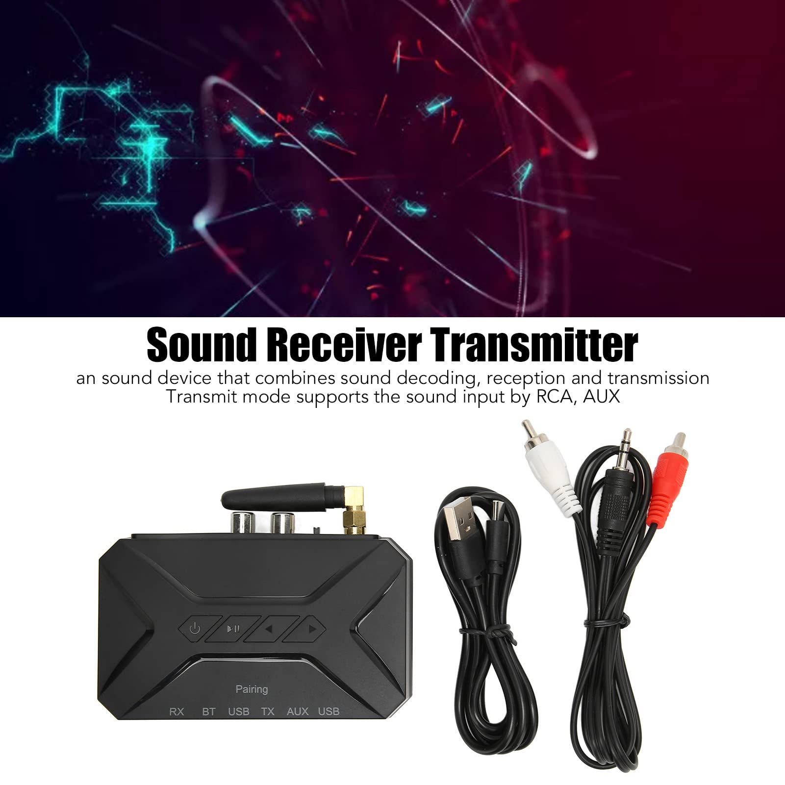 Bluetooth-mottagare, 2 I 1 Bluetooth-ljudadapter Med 3,5 Mm-kabel Och RCA-kabel, Professionell Tru00e5dlu00f6s Ljudadapter Fu00f6r Hu00f6gtalarhemmabio Bluetooth-mottagare, 2 I 1 Bluetooth-ljudadapter Med 3,5 Mm-kabel Och RCA-kabel, Professionell Tru00e5dlu00f6s Ljudadapter Fu00f6r Hu00f6gtalarhemmabio