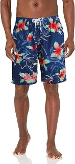 Kanu Surf Men's Standard Bellaire Swim Trunks (Regular & Extended Sizes), Seagate Navy, Large