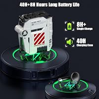 GravaStar Sirius P5 Bluetooth Fülhallgató - Cserélhető Mecha Töltőtokkal, 40 Órás Üzemidő, IPX4 Vízállóság, 12mm Meghajtók, Sci-Fi Dizájn 5