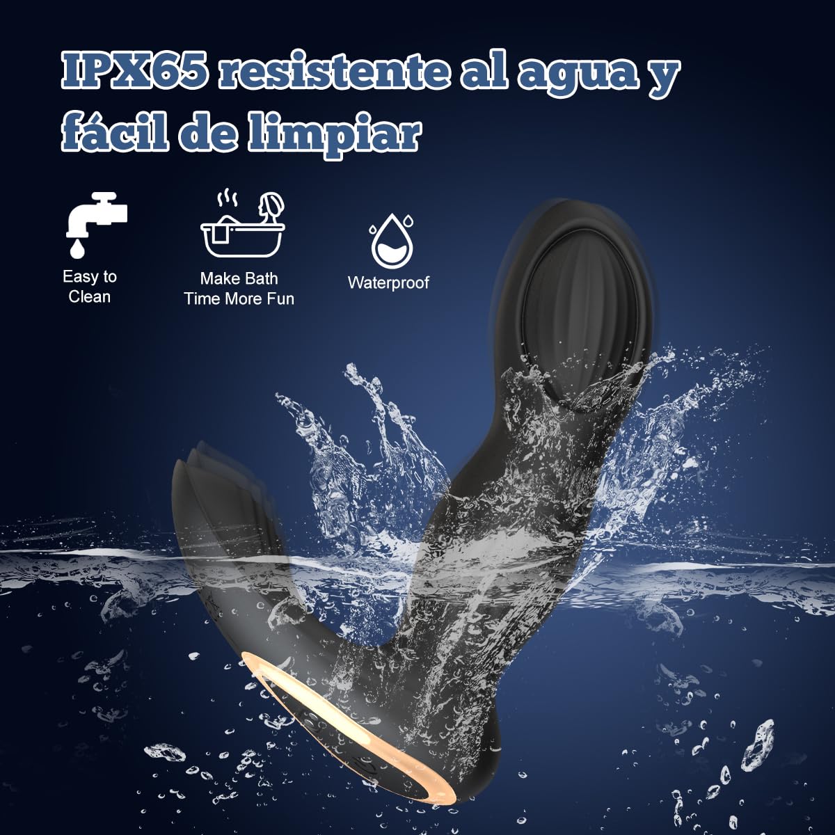Vibrador Control Remoto APP Vibradorador Mujer Juguetes Eróticos Consoladores.. para Mujer con Vibración Vibradorador Clítoris Potente Plug Anales,con Vibración Consoladores.. para Hombre (Black)