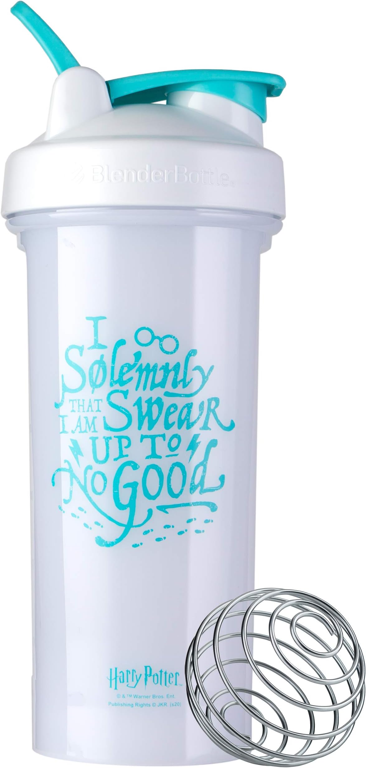BlenderBottle Harry Potter Shaker Bottle Pro Series Perfect for Protein Shakes and Pre Workout, 28-Ounce, I Solemnly Swear