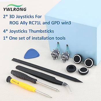 Amazon.com: YWLRONG 2Pack Joysticks for Asus ROG Ally RC71L