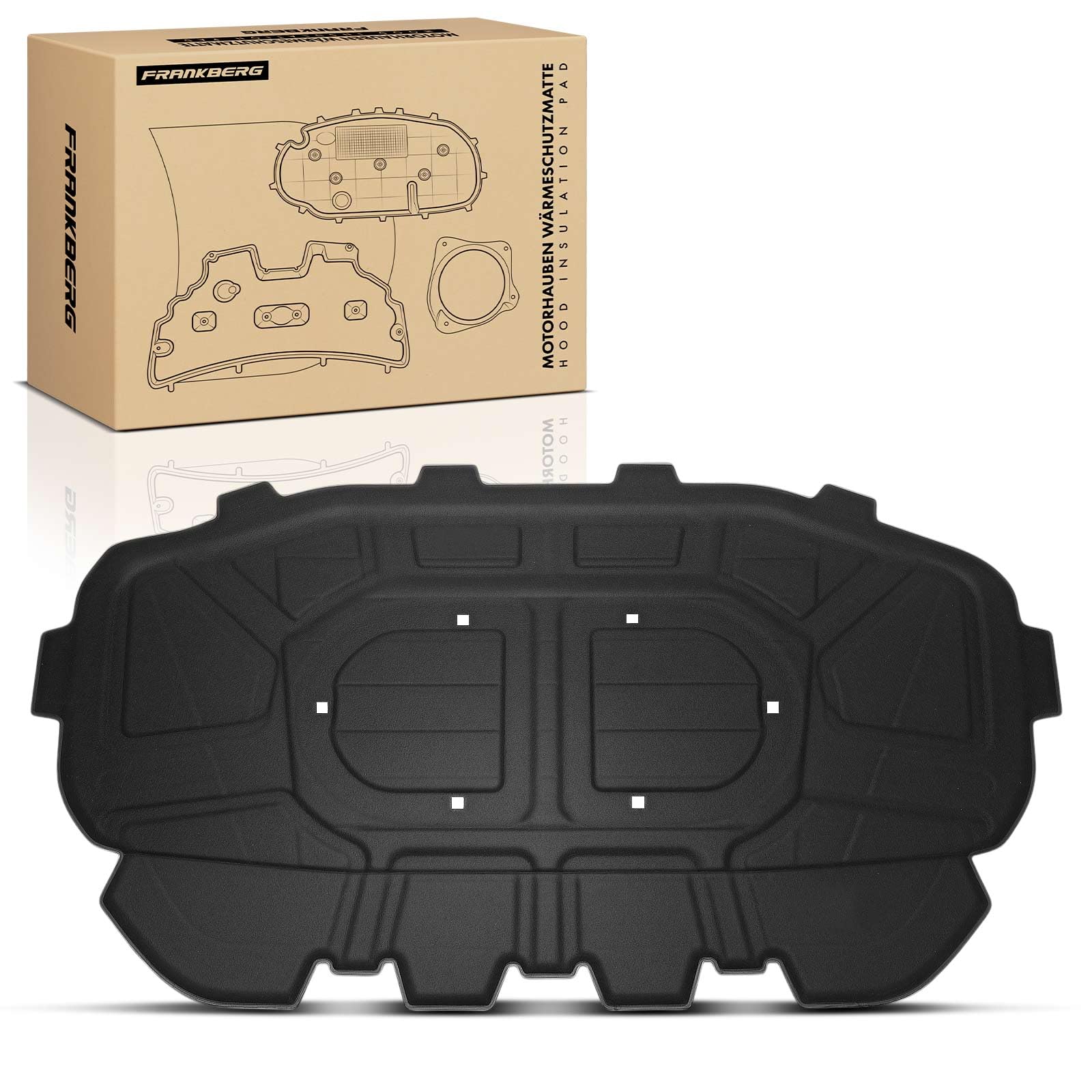 Frankberg Motorraumdämmung Motorhaube 4L0863825 | Kompatibel mit Q7 4L, Q7 4LB, Q7 Van 4LB