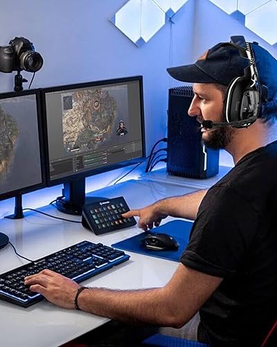 Miniatura 7 de Micrófono de repuesto para auriculares Astro A40 A40 TR, PS5 PC con cancelación de ruido micrófono Boom, negro, conector de 0.138 in