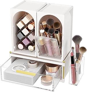 Juego de organizador de maquillaje compacto, ...