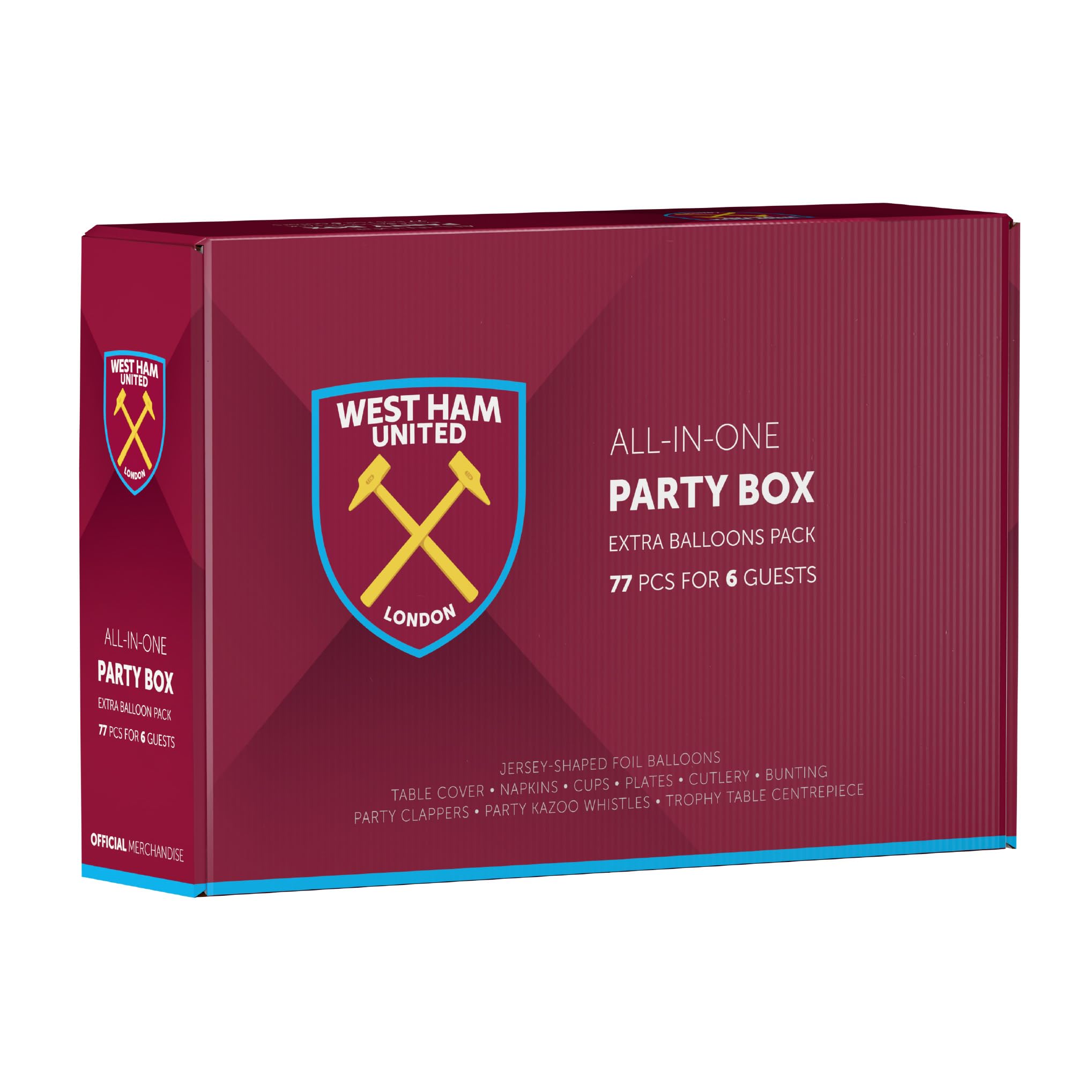West Ham United FC ALL-IN-ONE Party Box/Toys