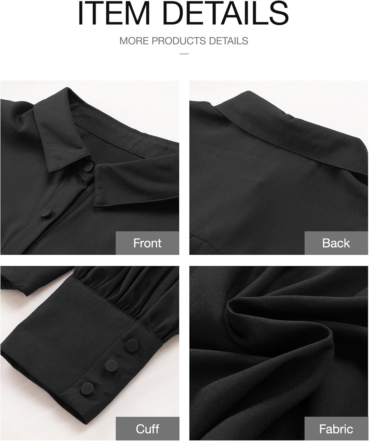 BTFBM Women Fashion Button Down Shirts 2026 V Neck Boho Printed Long Sleeve Blouses Dressy Casual Spring Fall Tops - Image 6