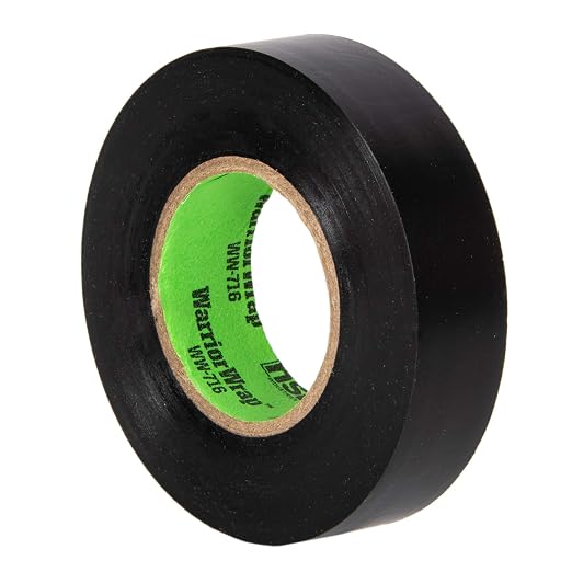 Cinta Aisladora WarriorWrap 3/4 in x 60 ft Vinilo Negro miniatura 9