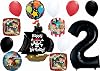 Jake and the Neverland Pirates Party Supplies 2nd Birthday Balloon Bouquet Decorations