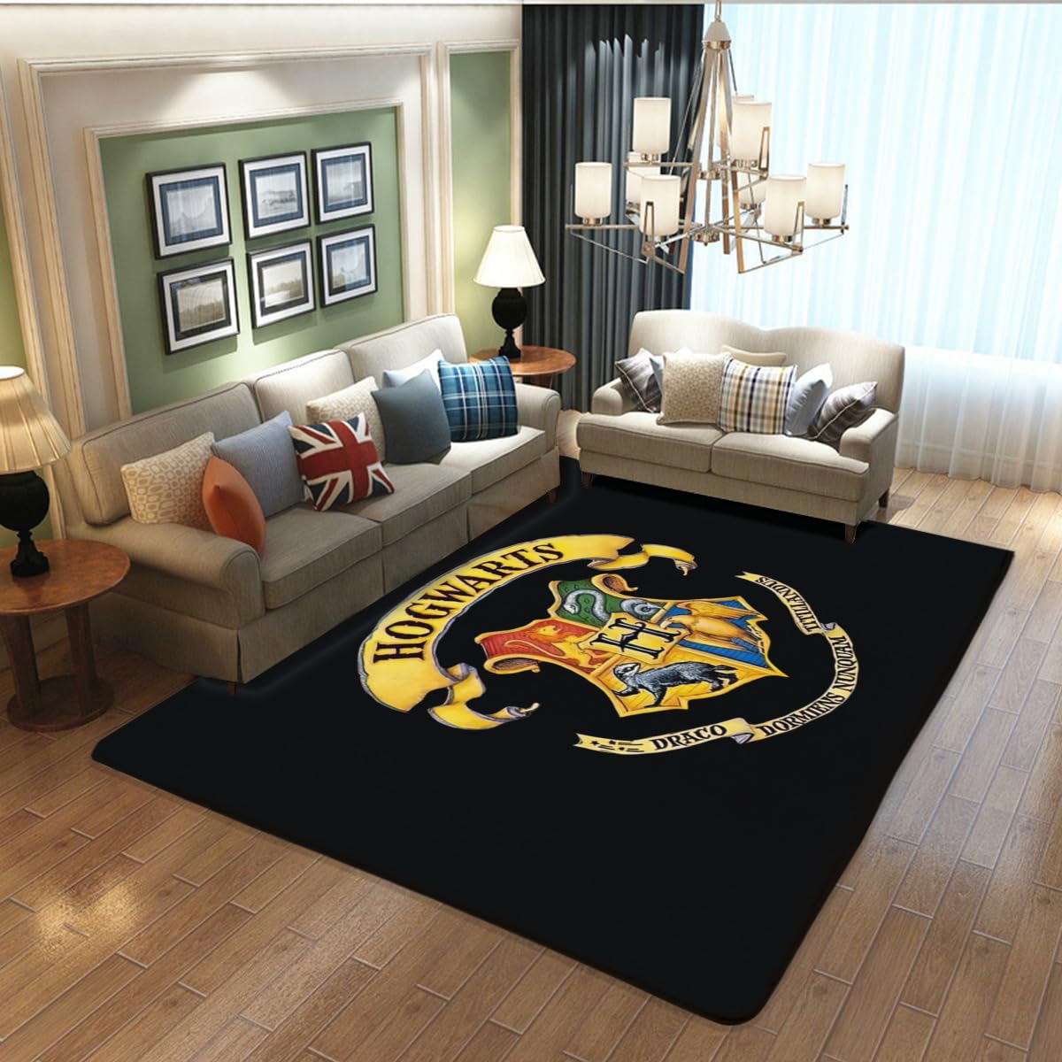 Amazon｜ホグワーツ ハリー ポッター 魔法 絨毯 北欧 カーペット 防音