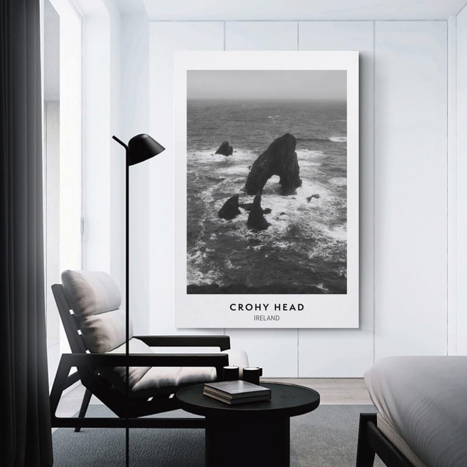 Junmoney Unframe-Style-6 Canvas Art Print Crohy Head, Ireland, 20X30inch(50X75cm), For Office, Study Or Home Workspace, Home Office Artwork With Decorative Appeal